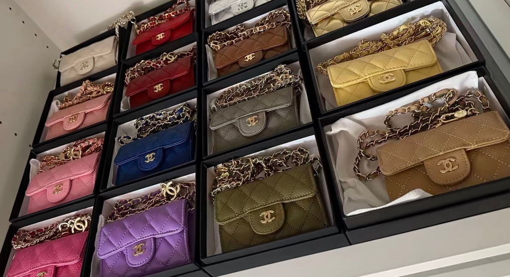 Mini Pochette Matelassée à Chaîne