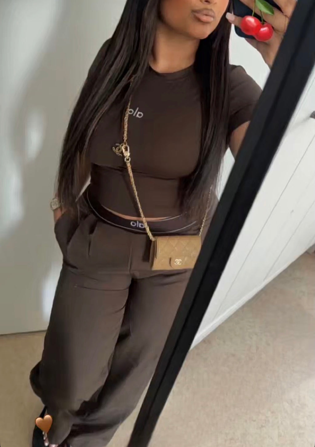 Ensemble Crop Top & Pantalon Wide Leg